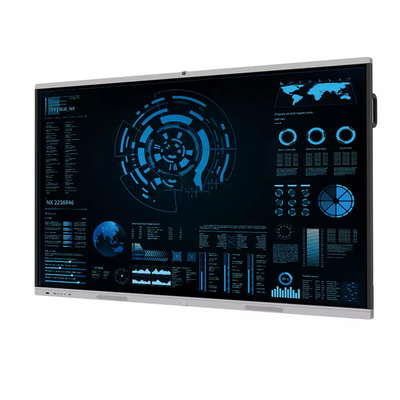น้อยกว่า 135W 105 นิ้ว Touch Screen Interactive Flat Panel สำหรับโรงเรียน